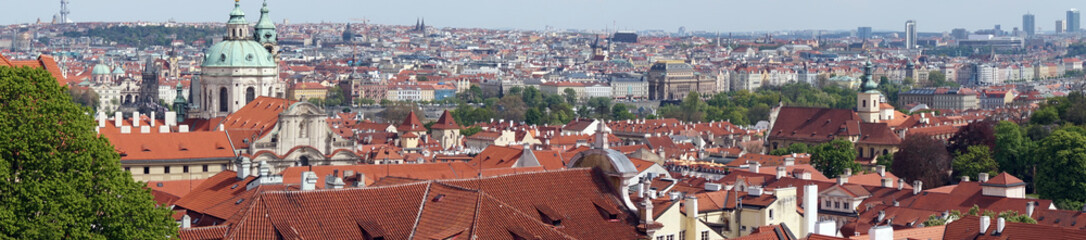 Fototapeta na wymiar Prague, Czech Republic, panorama