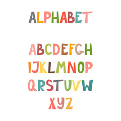 Alphabet letters. Vector.