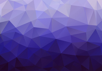 Multicolor geometric rumpled triangular low poly origami style gradient illustration graphic background. Vector polygonal design for your business. Cold, blue color, gamma