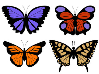 Obraz na płótnie Canvas butterflies