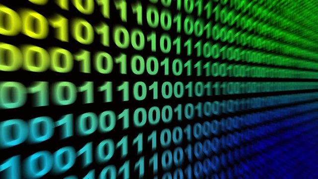 4k,Binary source code,data digital display,future tech background.