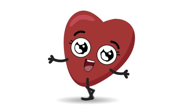 Corazon corriendo haciendo deporte vida sana