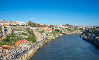 Fototapeta na wymiar Panoramic view of Porto