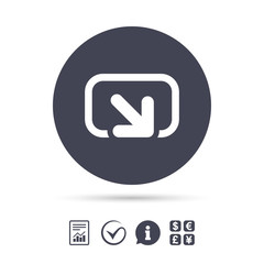 Action sign icon. Share symbol.