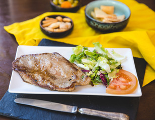 Grilled steak