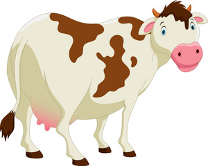Cute cow cartoon