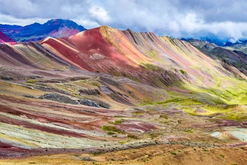 Papier Peint photo autocollant Vinicunca Vinicunca, Rainbow Mountain - Pérou