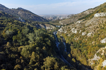 Autumn view of Asen's Fortress, Asenovgrad, Plovdiv Region, Bulgaria