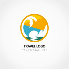 Travel Logo With The Triangle Logo