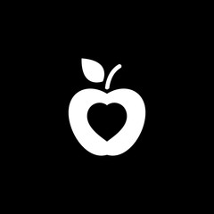 Fototapeta premium Healthy Eating Icon. Flat Design.