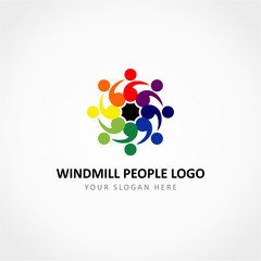 Colorful Octagonal Logo