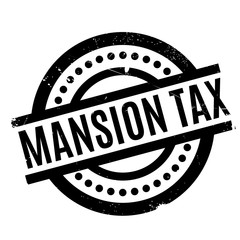 Mansion Tax rubber stamp. Grunge design with dust scratches. Effects can be easily removed for a clean, crisp look. Color is easily changed.