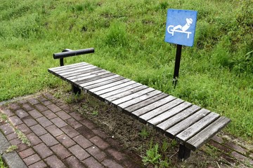 公園の健康器具