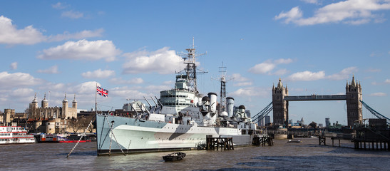 on the River Thames in London