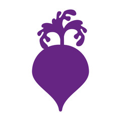 beet fresh vegetable icon vector illustration design