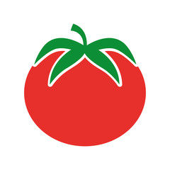 tomato fresh vegetable icon vector illustration design