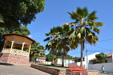 Coreto e a praça - Lençóis - Bahia