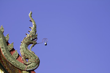 naga statue wat Thailand