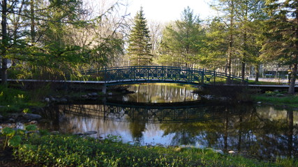 Fototapeta na wymiar Bois de Coulonge Park. Québec.