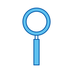 search magnifying glass icon vector illustration design
