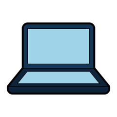 Fototapeta premium laptop computer isolated icon vector illustration design