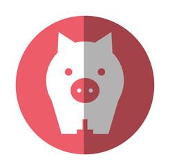 piggy savings isolated icon vector illustration design