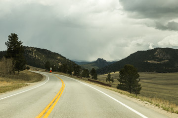 Cloudy Landscape Over Western Highway