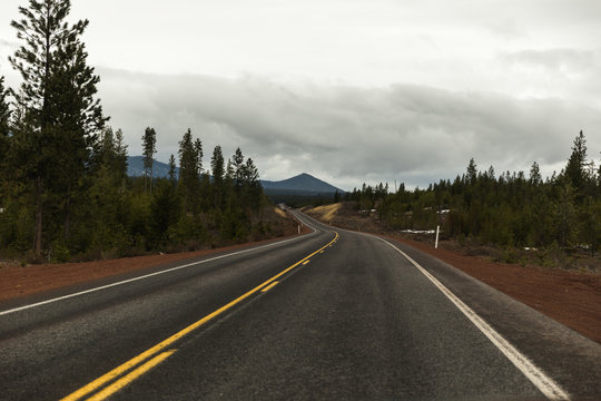 Highway Landscape in Oregon