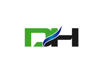 DH company linked letter logo
