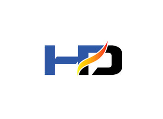 Letter H and D logo
