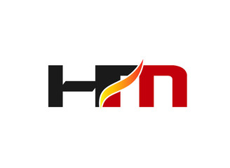 HM Logo. Vector Graphic Branding Letter Element
