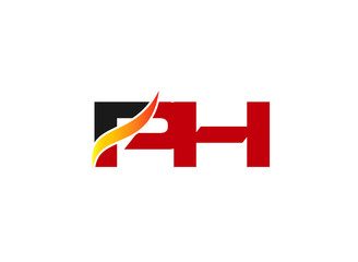 P and H logo vector
