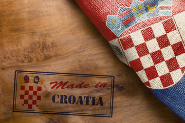 Poster with print Made in Croatia