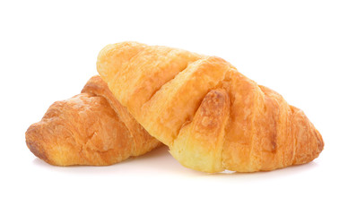 croissant isolated on white background.