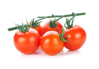 Tomatoes isolated on white background