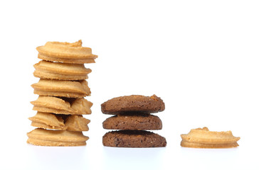 cookie isolated on white background