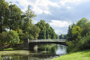 Fototapeta premium The picturesque pedestrian bridge