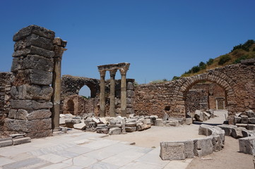 Ruiny w starożytnym Efezie, Turcja