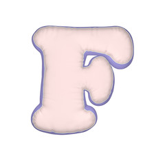 Alphabet pillow letter  
