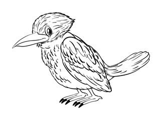 Animal doodle for little bird