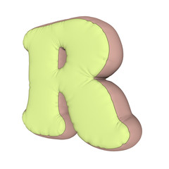 Alphabet pillow letter  