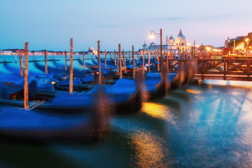 Amazing view on evening Venice