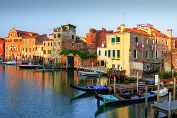 Obraz na płótnie Canvas Amazing view on morning Venice