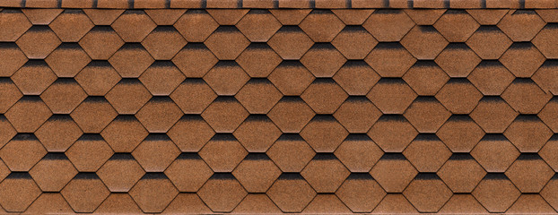 Roof flexible shingles texture