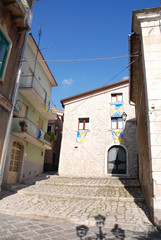 TEGGIANO : PAESAGGIO URBANO.CAMPANIA,SUD ITALIA