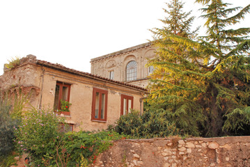 Obraz premium TEGGIANO : PAESAGGIO URBANO.CAMPANIA,SUD ITALIA
