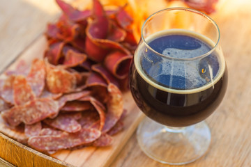 Stout and jerky