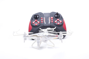 white  quadcopter