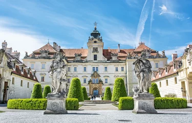 Zelfklevend Fotobehang Valtice contains one of the most impressive baroque residences of central Europe © vrabelpeter1