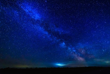 Fototapeta na wymiar Starry sky and milky way.
